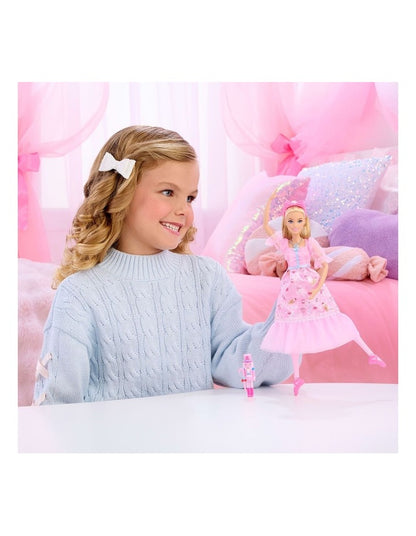 Barbie in the Nutcracker Clara Ballerina Doll with Articulated Ankles, Includes Toy Nutcracker