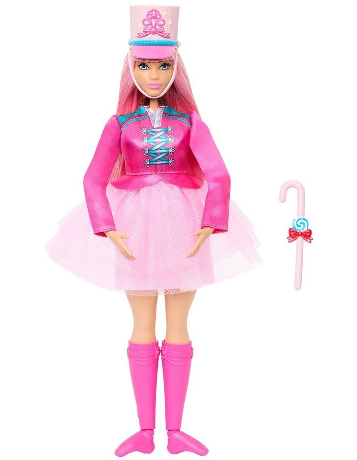 Barbie in the Nutcracker Daisy Ballerina Doll with Articulated Ankles and Candy Cane Baton