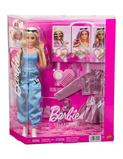 Barbie Deluxe Style Doll with 4 Fashions