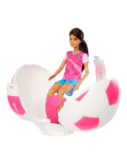 Barbie Team Barbie Roll and Reveal Soccer Player Doll and Accessories