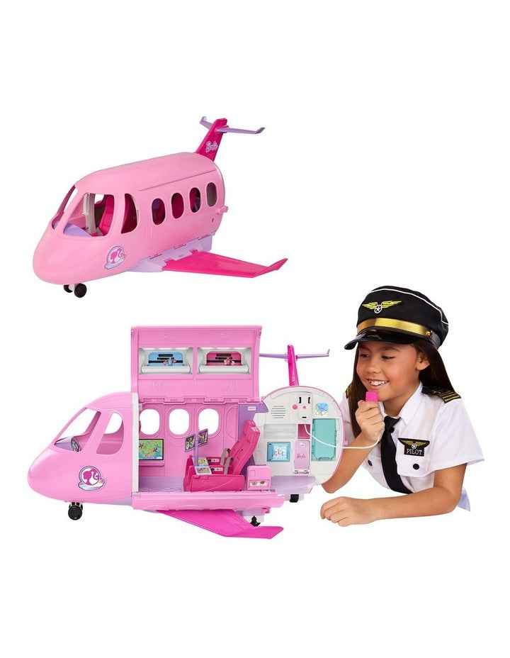 BARBIE Dream Land Dream Plane with Working Microphone Feature and 14 Accessories