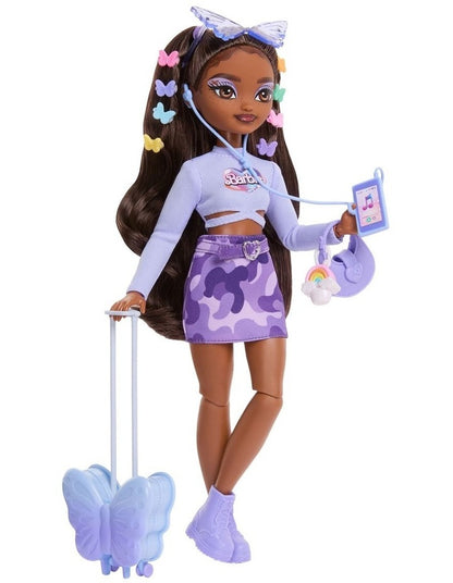 Barbie Dream Besties Weekend Getaway Brooklyn Fashion Doll with 7 Travel Themed Accessories