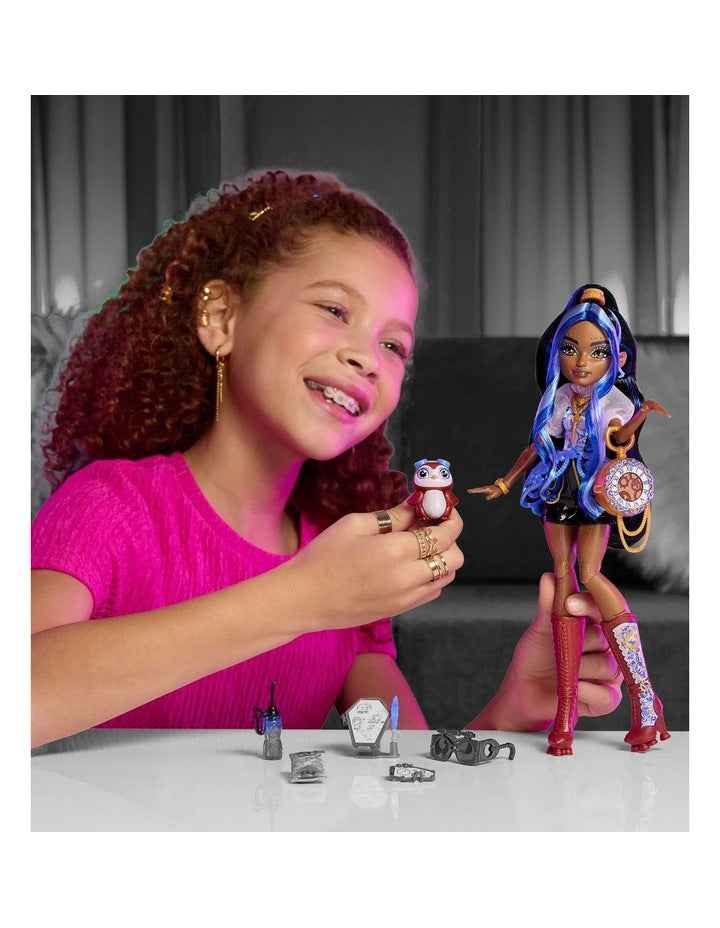 Monster High Robecca Steam Fashion Doll with Blue Blouse and Rocket Boots