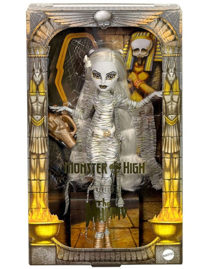Monster High x Universal Monsters The Mummy Collector Doll with Wrap Dress & Sarcophagus Purse