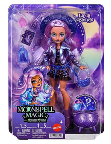 Moonspell Magic by Monster High Layla Stone Fashion Doll, Crystal Witch with Accessories