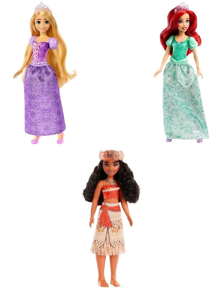 Disney Princess Fashion Dolls with Sparkling Outfits and Accessories, Inspired by Disney Movies