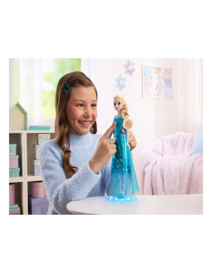 Disney Frozen Singing Elsa Fashion Doll with Lights & Music, Sings Let It Go from Movie