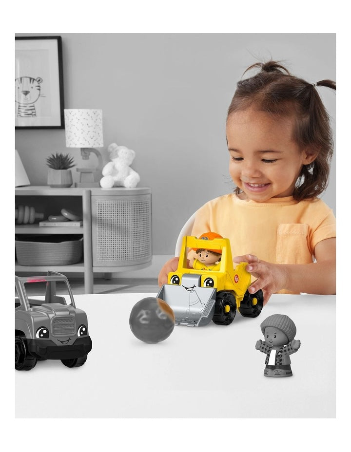 Fisher-Price Little People Work Around Town Vehicle Play Set, 5 Toys for Toddlers & Kids