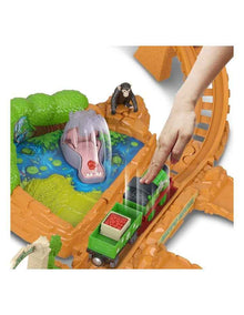 Thomas & Friends Percys Hippo Adventure Train Set from Fisher-Price, With Engine, Car & Crates