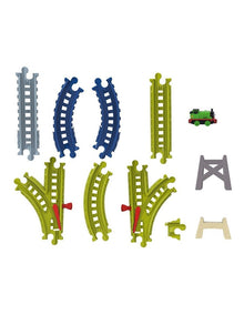 Thomas & Friends from Fisher-Price Easy Connect Track Kit, 22 Pieces, Percy Engine & Reusable Bag