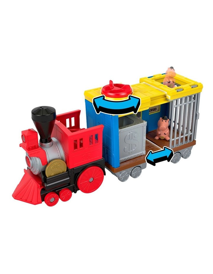 Imaginext Toy Story Woodys Round Up Train Toy Vehicle with Lights & Sounds