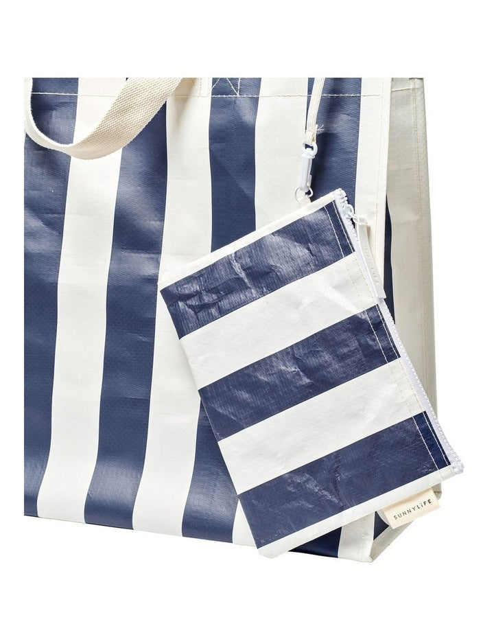 Carryall Beach Bag Marine Stripe