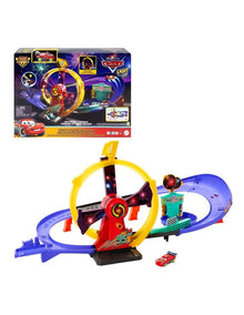 Disney and Pixar Cars Race to Celebrate Lightning McQueen Celebration Raceway Playset & Toy Car