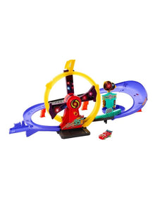 Disney and Pixar Cars Race to Celebrate Lightning McQueen Celebration Raceway Playset & Toy Car