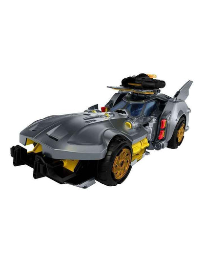 DC Premier Batmobile Vehicle, Batman Signature Crime Fighting Car with Bat-Drone Cannon