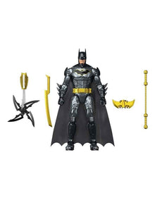 DC Crime Crusher Batman Action Figure, 25 Plus Phrases & Sounds, Articulation, 4 Weapons
