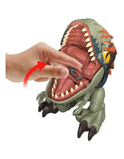 Jurassic World Fierce Feeder Velociraptor Dinosaur with Swallow and Spit Interactive Feature