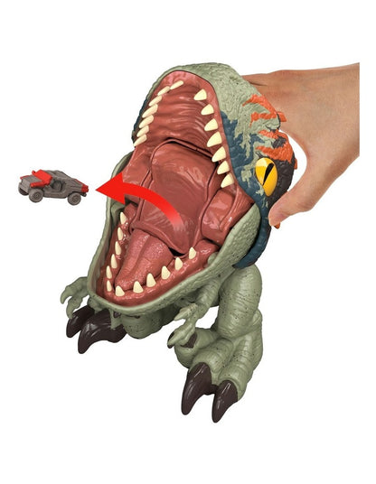 Jurassic World Fierce Feeder Velociraptor Dinosaur with Swallow and Spit Interactive Feature
