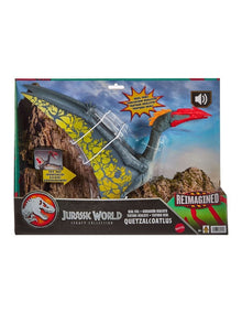 Jurassic World Legacy Collection Reimagined Real Feel Quetzalcoatlus Dinosaur Figure, Chomp & Roar