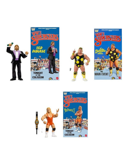 LJN WWE Superstars Action Figure, 1980s Retro 8-inch Collectible Toys Assortment