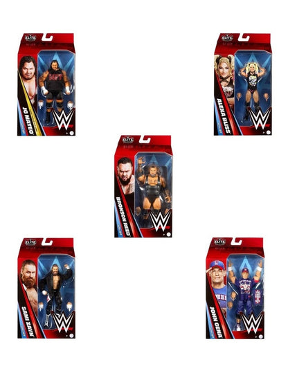 WWE Elite Action Figures, 6-inch Collectible Set with Articulation & Accessories