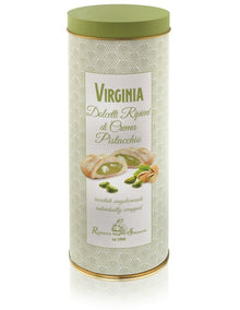 Cuorpistacchio Biscuits Filled with Pistachio Cream Round Tin 160g
