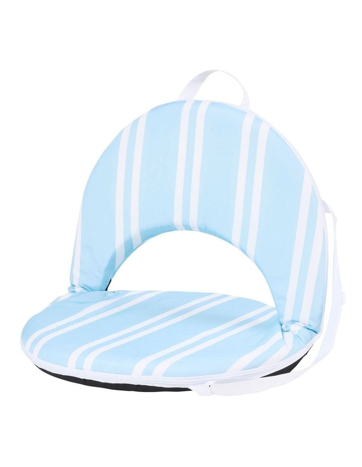 Round Recliner in Pastel Blue