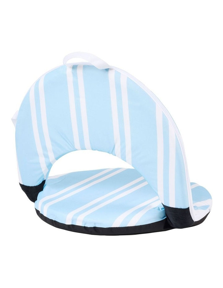 Round Recliner in Pastel Blue
