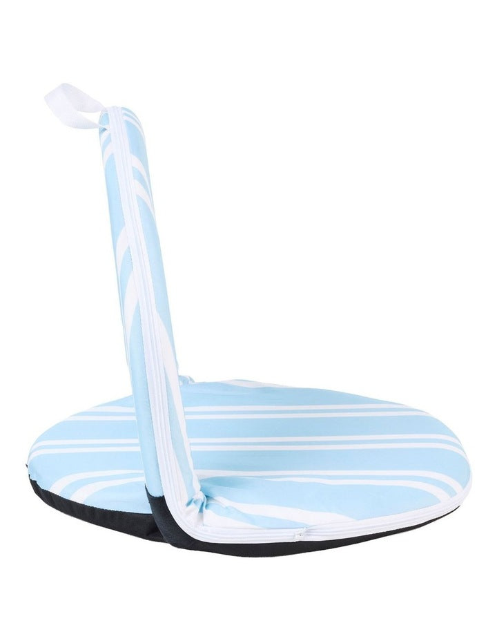 Round Recliner in Pastel Blue