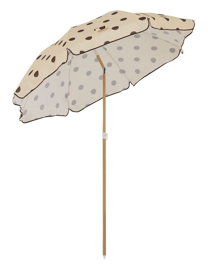 Polka Dot Umbrella in Yellow