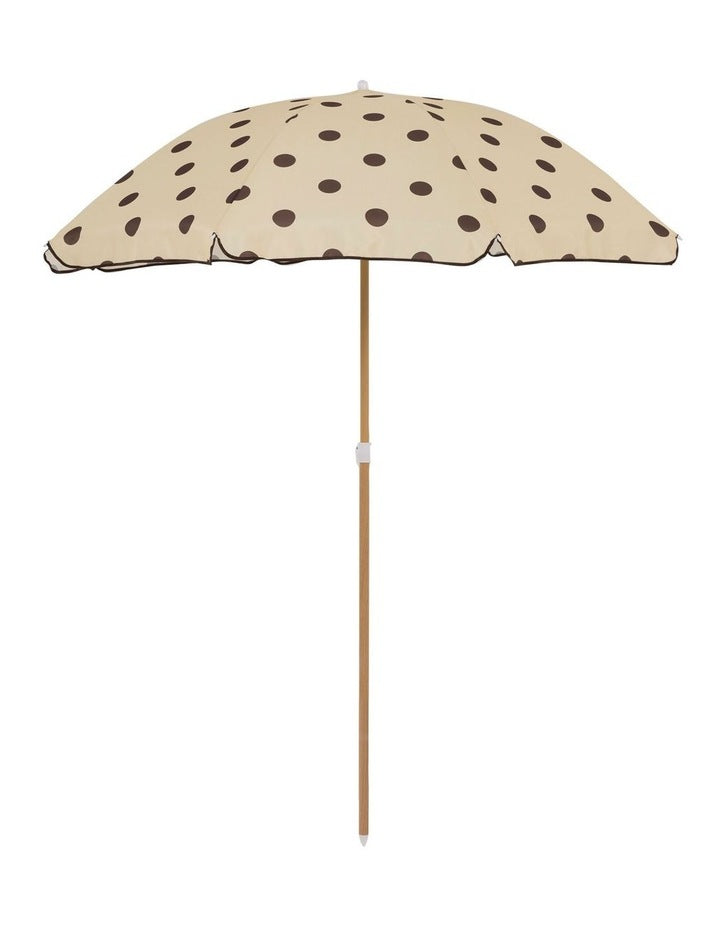 Polka Dot Umbrella in Yellow