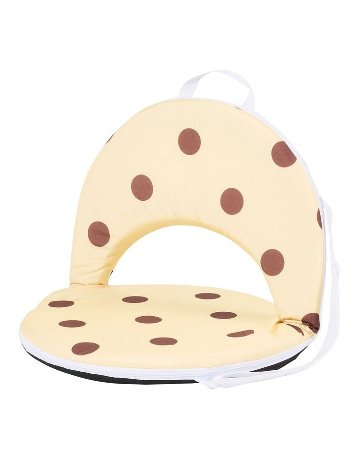 Polka Dot Round Recliner in Yellow