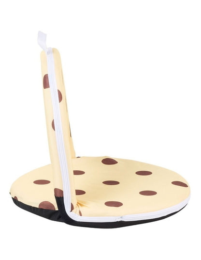 Polka Dot Round Recliner in Yellow