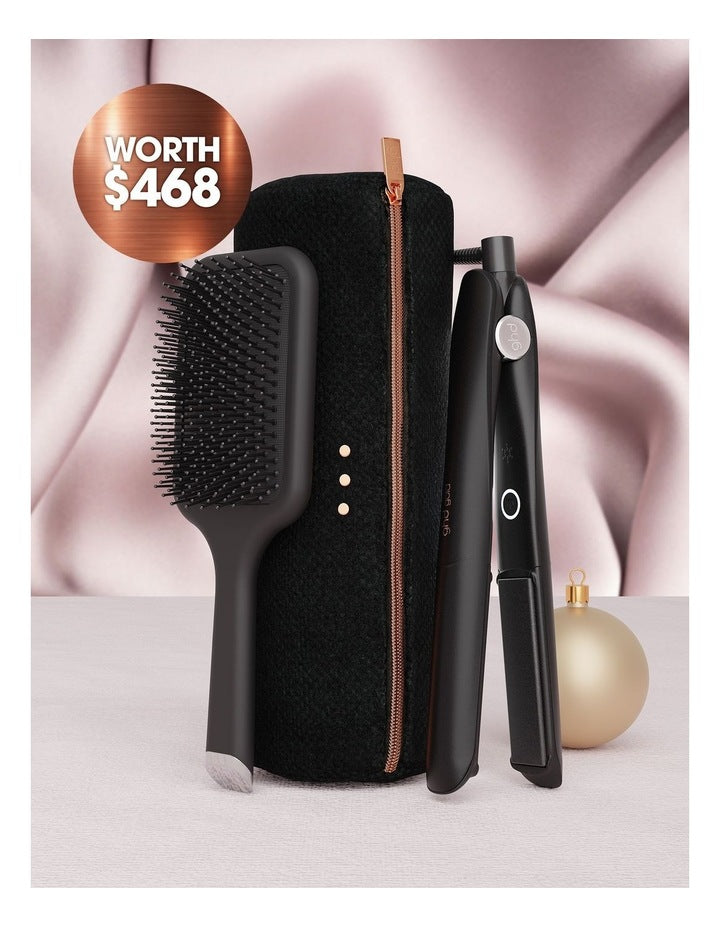 Gold Hair Straightener Gift Set