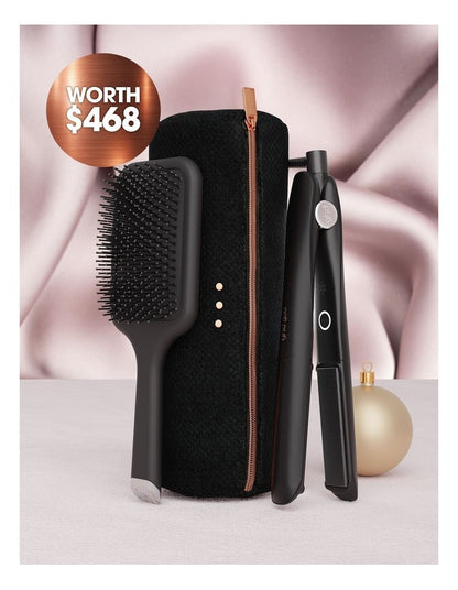 Gold Hair Straightener Gift Set