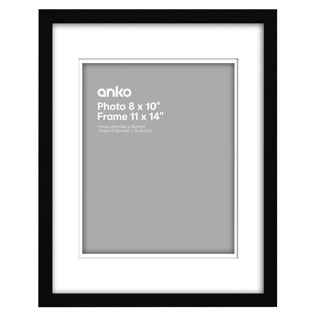 Nice Photo Frame - Black