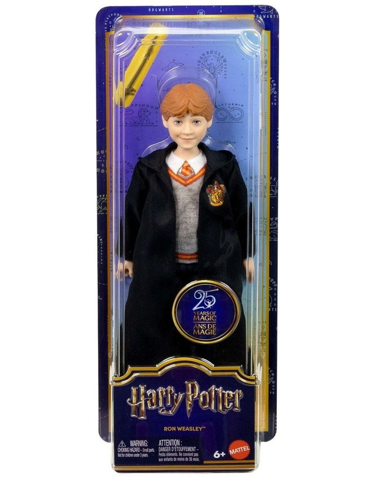 Ron Weasley Fashion Doll in Signature Hogwarts Uniform With Wand Accessory, Inspired By The Movie