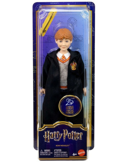 Ron Weasley Fashion Doll in Signature Hogwarts Uniform With Wand Accessory, Inspired By The Movie
