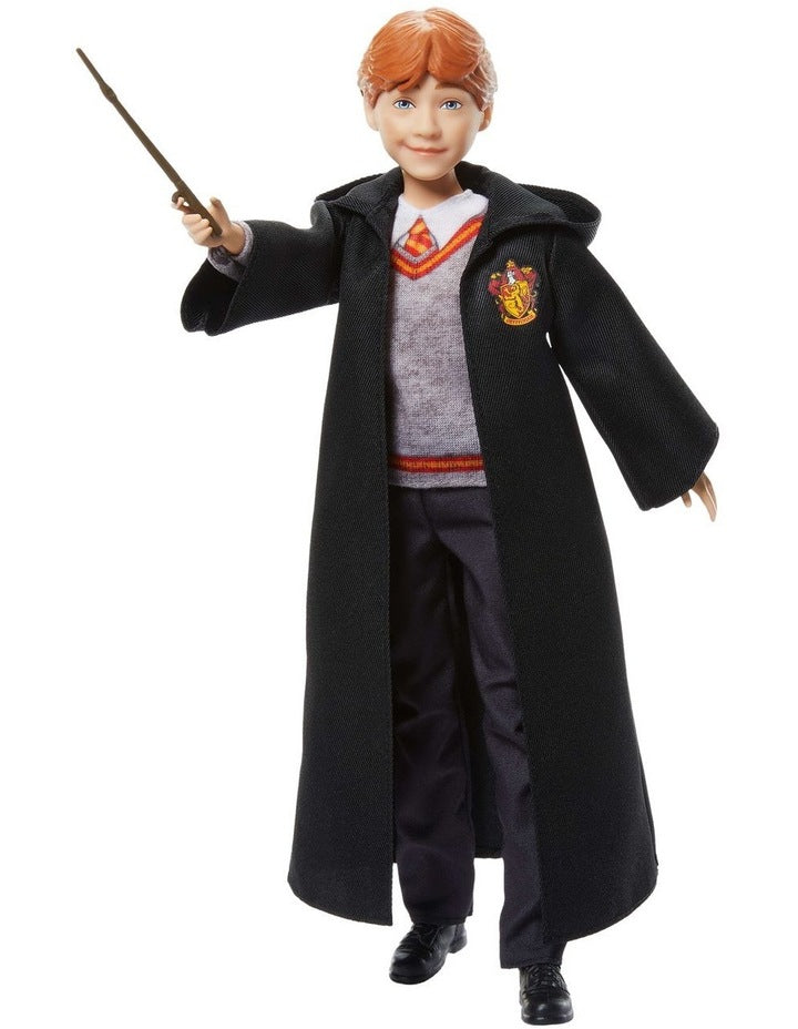Ron Weasley Fashion Doll in Signature Hogwarts Uniform With Wand Accessory, Inspired By The Movie