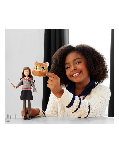 Polyjuice Potions Hermione Granger Doll & Playset, Movie-Inspired Outfit, 13 Accessories & Fizz