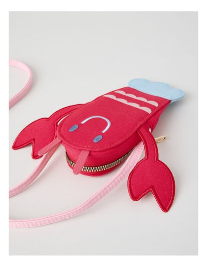 Lobster Cross Body Bag in Red