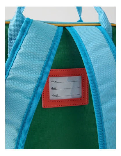 Colour Blocked Backpack in Green