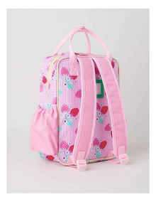 Strawberry Stripe Backpack in Pink