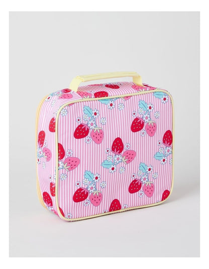 Strawberry Stripe Lunchbox in Pink