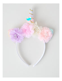 Glitter Unicorn Headband in Rainbow