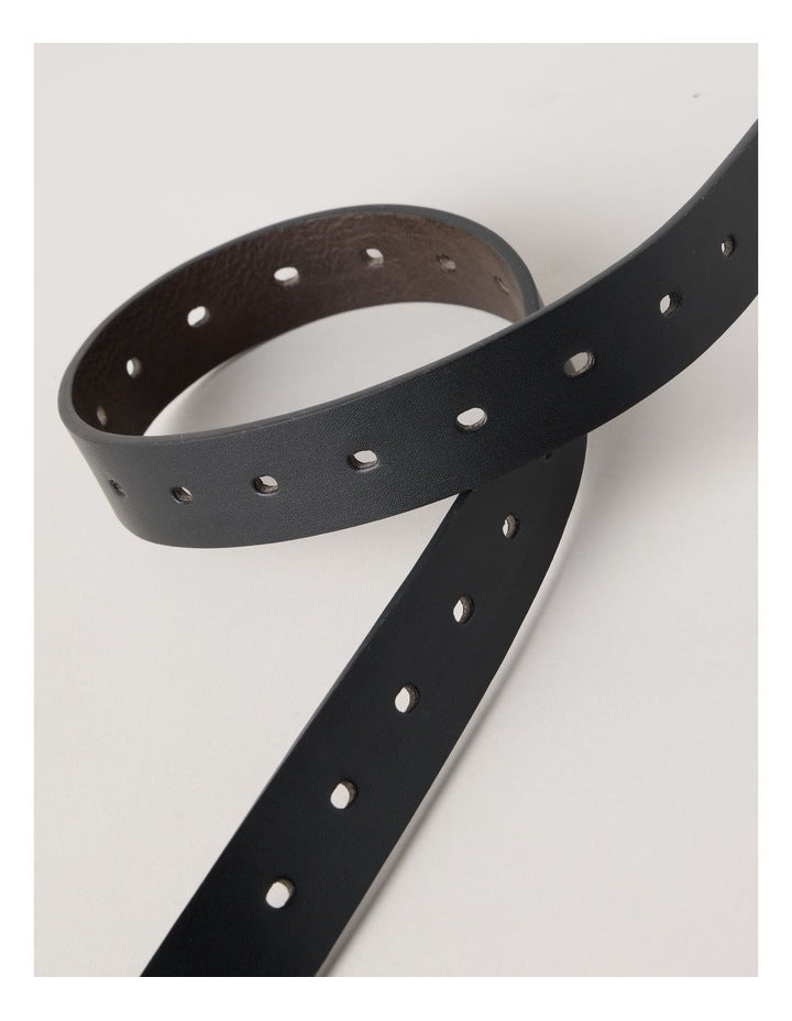 Reversible Belt in Black