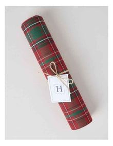 Heirloom Tartan Runner 33 x 180cm Red and Green