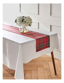 Heirloom Tartan Runner 33 x 180cm Red and Green