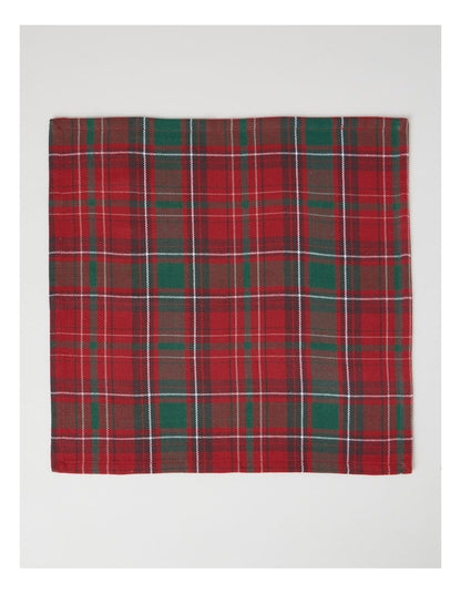 Heirloom Tartan Napkin Set of 4 40 x 40cm in Red and Green