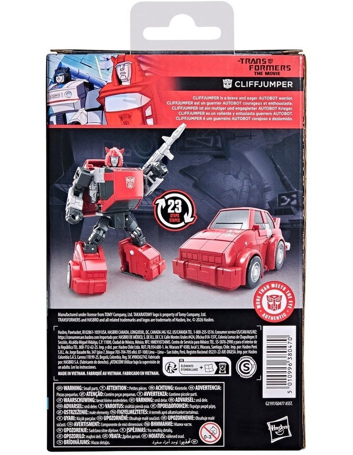 Transformers Studio Series The Transformers: The Movie Deluxe Class Cliffjumper